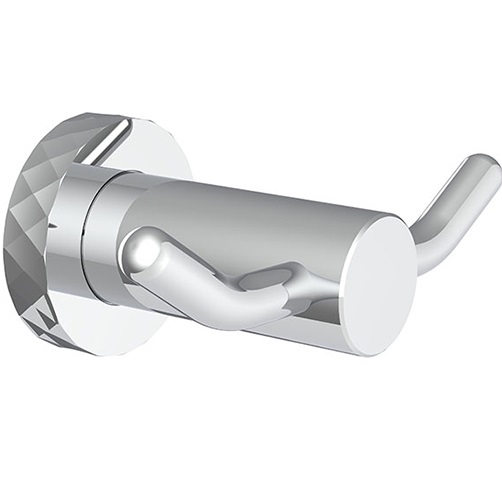 Крючок двойной Fima Carlo Frattini Accessori F6004T/2XCR (хром)