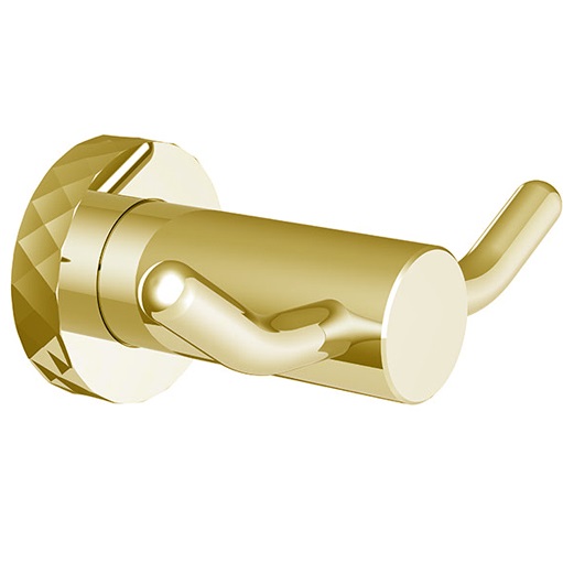 Крючок двойной Fima Carlo Frattini Accessori F6004T/2VOR (золотой)