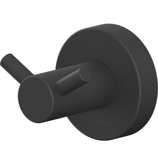 Крючок настенный двойной Whitecross Ergo ER2212BL (черный матовый)