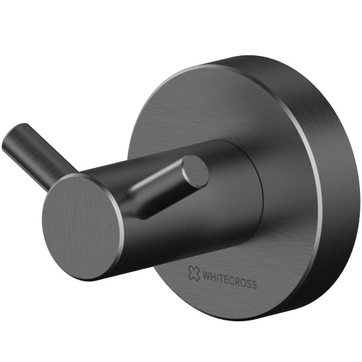 Крючок настенный двойной Whitecross Ergo ER2212GM (оружейный металл PVD)