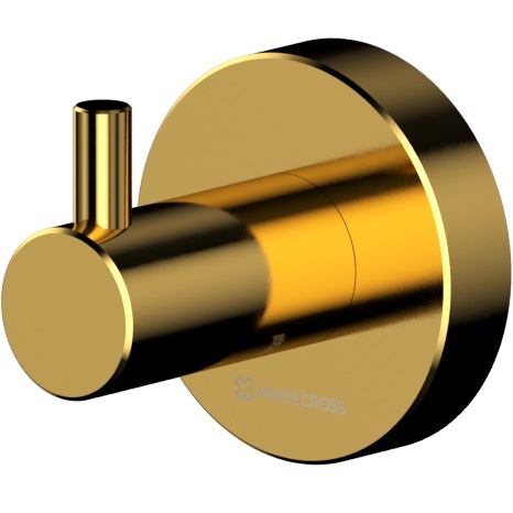 Крючок настенный одинарный Whitecross Ergo ER2210GL (золотой PVD)