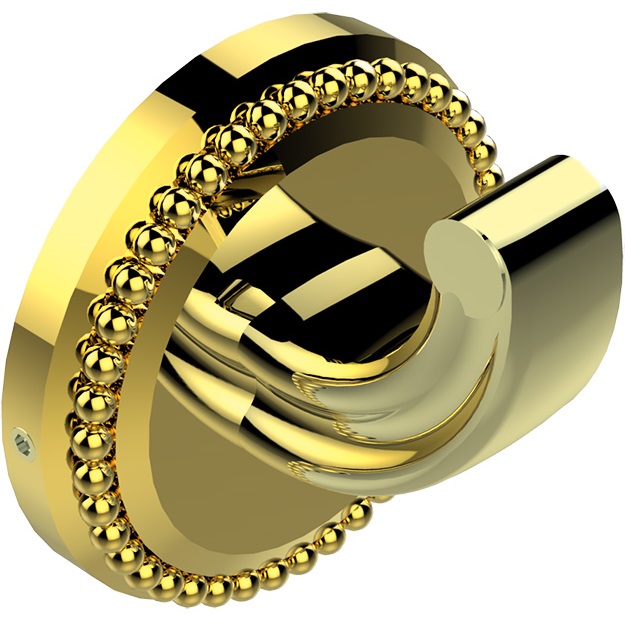 Крючок одинарный подвесной THG Amour De Trianon G24-F01-508 (золотой)