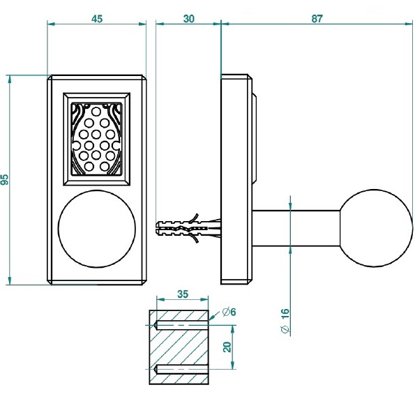 Крючок одинарный подвесной THG Metropolis Cristal Noir A2L-F30-517 (золотой, черный хрусталь)