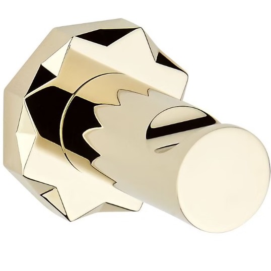 Крючок одинарный подвесной THG Nihal Porcelaine Ivoire U2N-F30-517 (золотой)