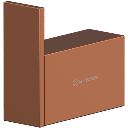 Крючок одинарный Whitecross Cubo CU2410CP (медь PVD)