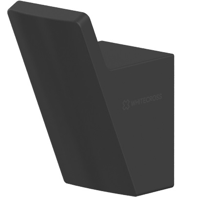 Крючок одинарный Whitecross Cubo CU2415BL (черный матовый)