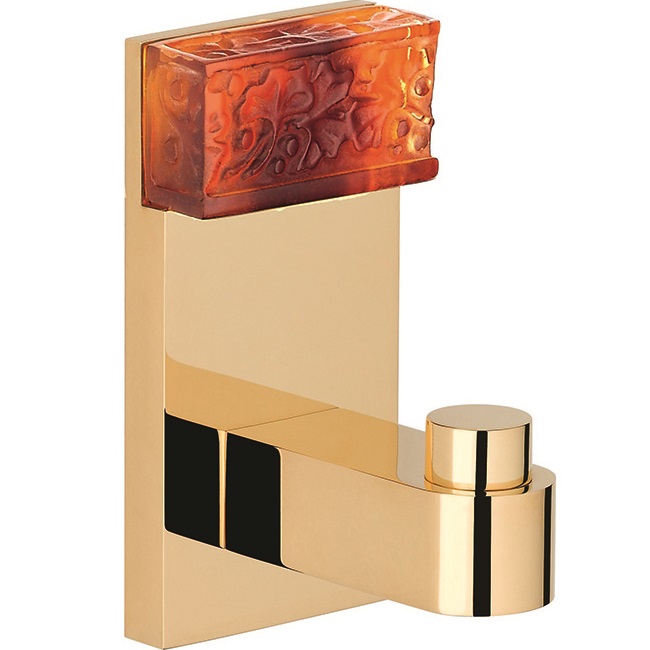 Крючок подвесной THG Ginkgo U5E-F01-517 (золотой, оранжевый хрусталь)