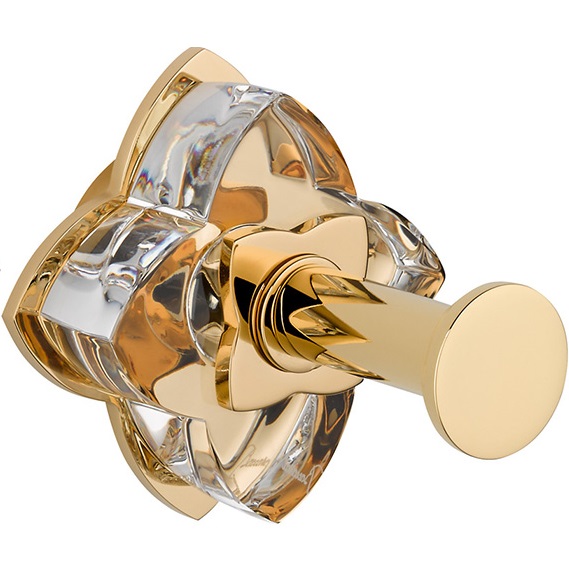 Крючок подвесной THG Petale de cristal clair U6A-F01-517 (золотой, прозрачный хрусталь)