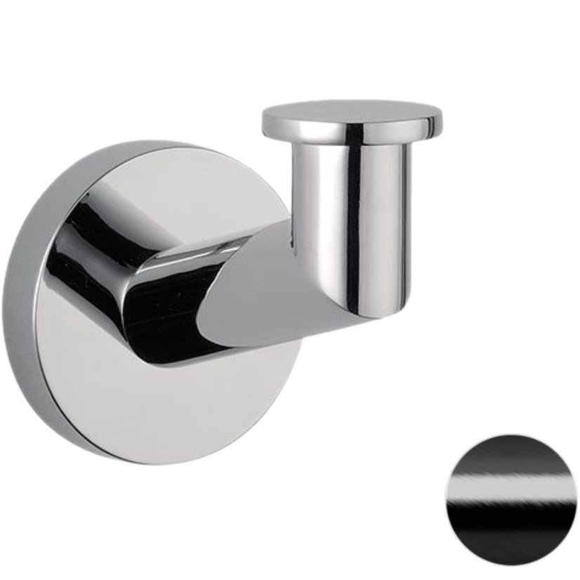 Крючок Remer Guest GS50CFP (черный брашированный хром)