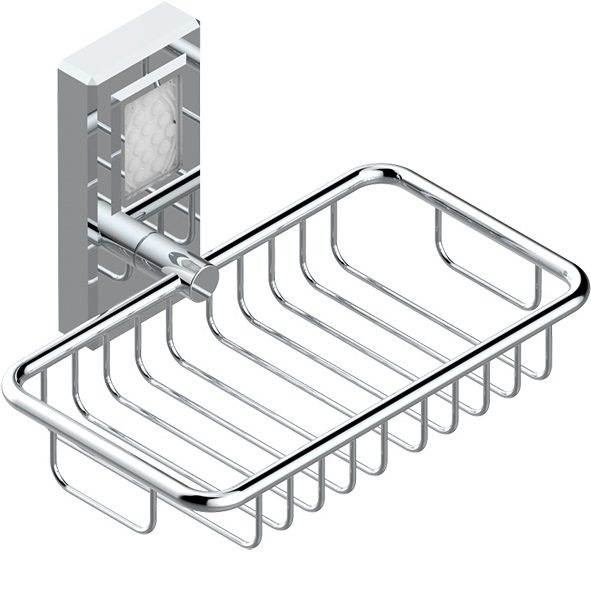 Мыльница-корзина металлическая THG Metropolis cristal clair A2A-A02-620 (хром)