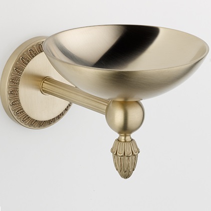 Мыльница металлическая подвесная THG Malmaison metal U93-F31-546 (золото матовое)