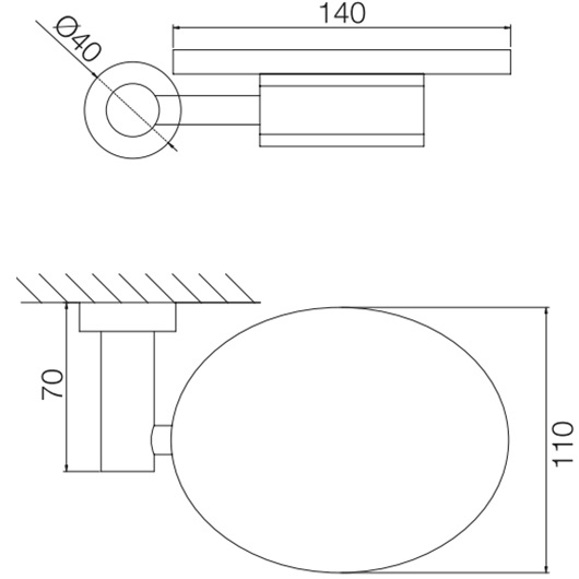 Мыльница подвесная Fima Carlo Frattini Accessori F6003/2OR (золотой)