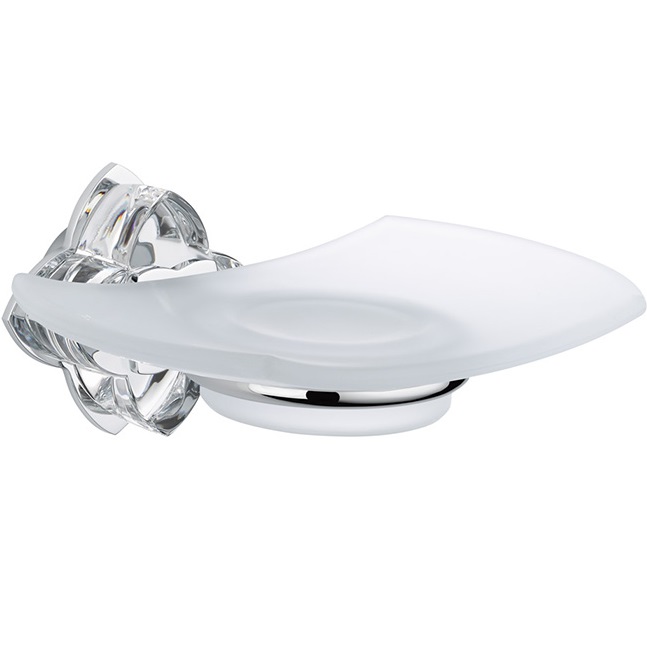 Мыльница подвесная THG Petale de cristal clair U6A-A02-500 (хром)