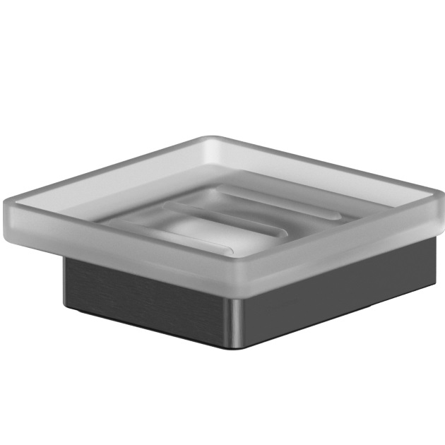 Мыльница подвесная Whitecross Cubo CU2420GM (оружейный металл PVD)