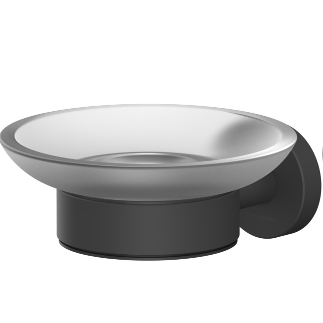 Мыльница подвесная Whitecross Ergo ER2220BL (черный матовый)