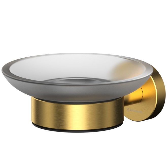 Мыльница подвесная Whitecross Ergo ER2220GLB (золото брашированное PVD)