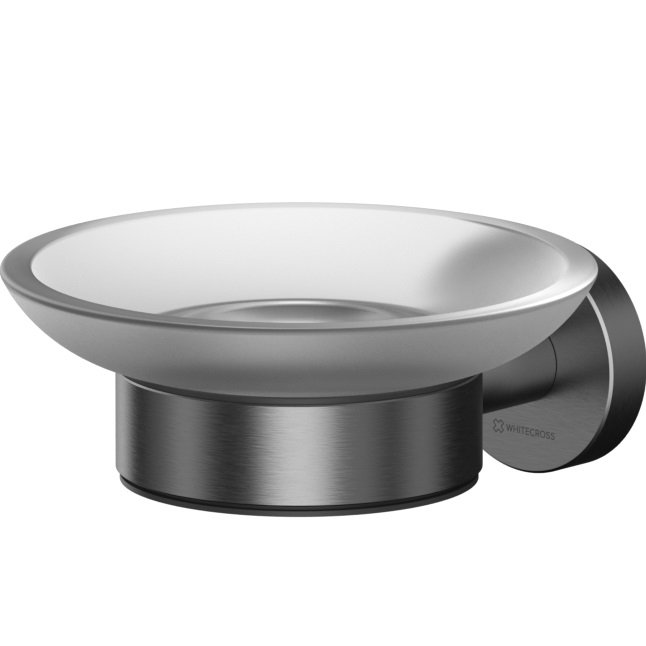 Мыльница подвесная Whitecross Ergo ER2220GM (оружейный металл PVD)