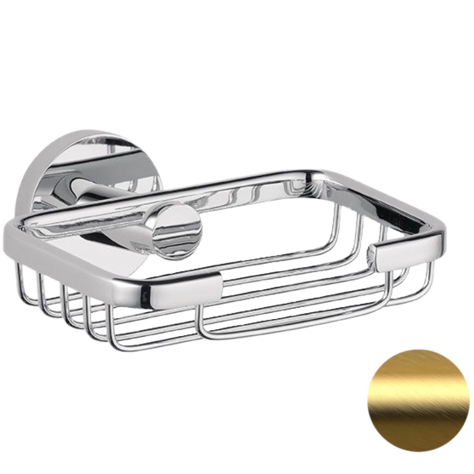 Мыльница Remer Guest GS11BG (золото брашированное)