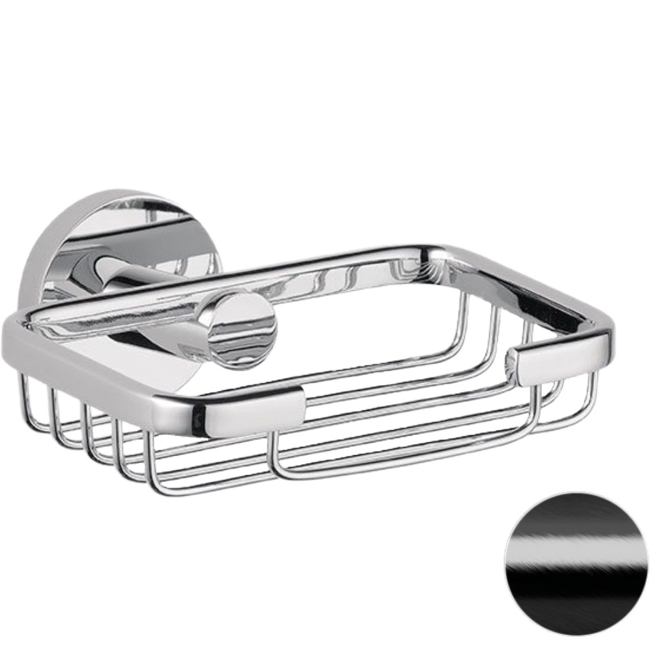 Мыльница Remer Guest GS11CFP (черный брашированный хром)