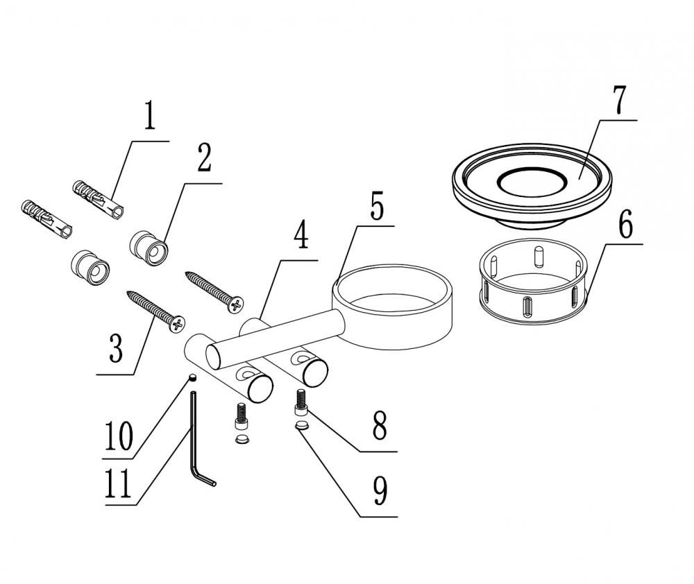 Мыльница с держателем Abber Osten 316 AA1858BG (золото брашированное)