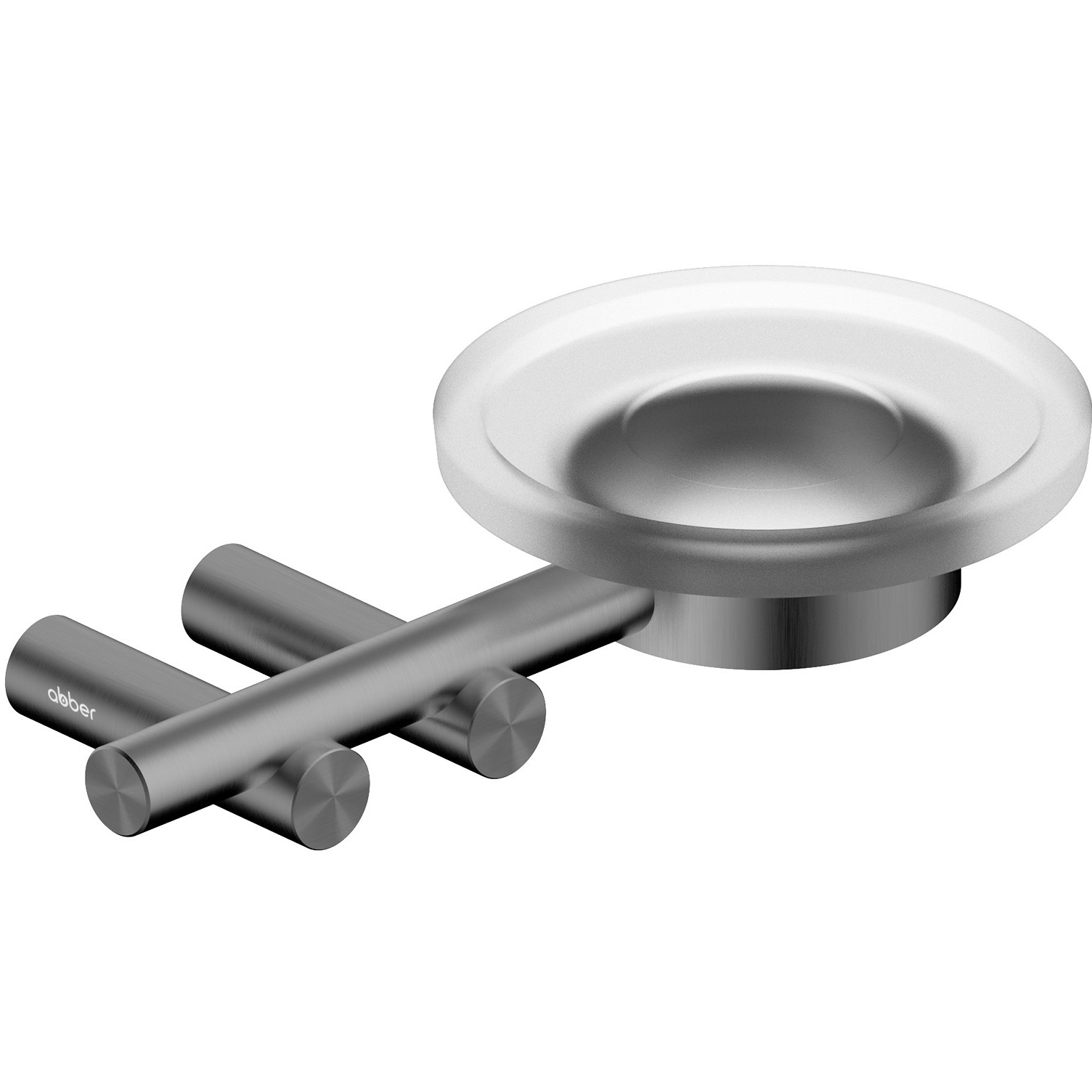 Мыльница с держателем Abber Osten 316 AA1858BGG (оружейная сталь брашированная)