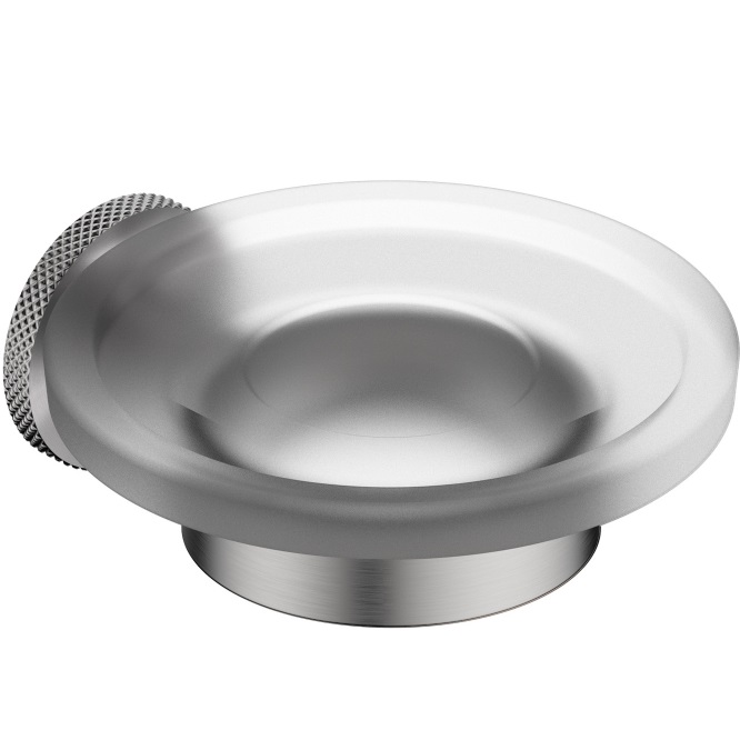 Мыльница с держателем Abber Pol 316 AA1958BST (сталь брашированная)