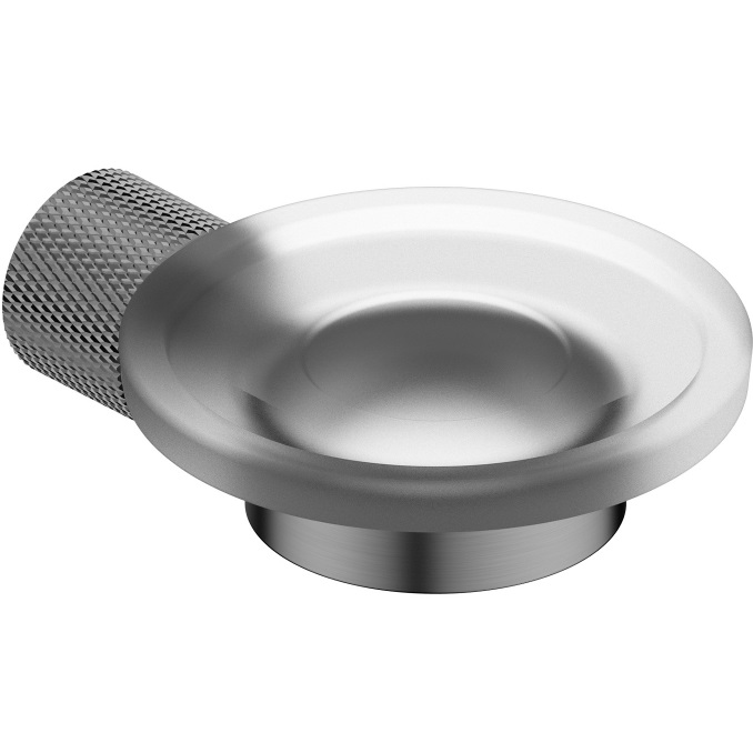 Мыльница с держателем Abber Pol 316 AA195A8BGG (оружейная сталь брашированная)