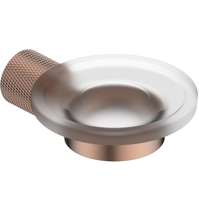 Мыльница с держателем Abber Pol 316 AA195A8BRG (розовое золото брашированное)