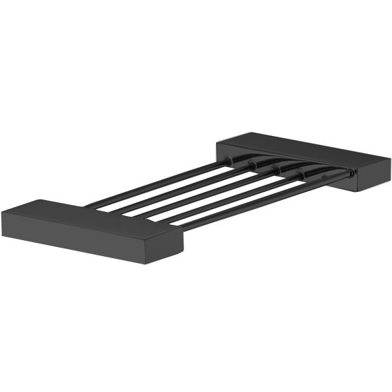 Мыльница в душевую кабину подвесная Fima Carlo Frattini Accessori F6028NS (черный матовый)