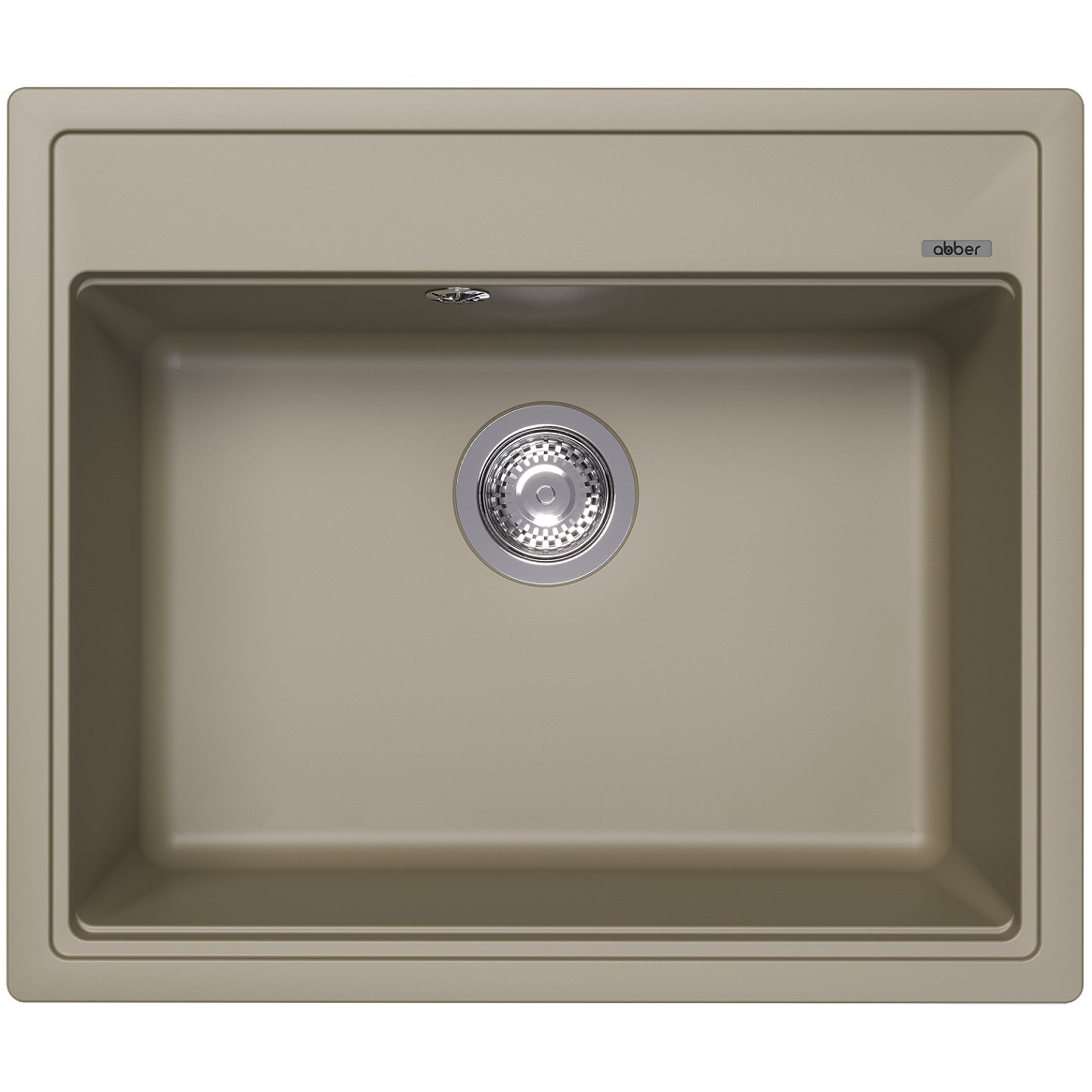 Мойка кухонная Abber Quarz AQ2902S 60х51 (песочный), слив-перелив