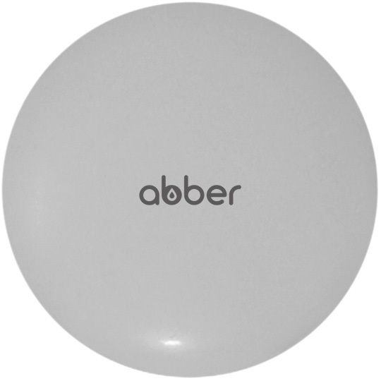 Накладка на слив для раковины Abber Bequem AC0014MLG 6.7x6.7 (светло-серый матовый)