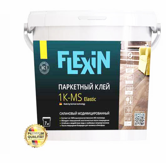 Паркетный клей Flexin 1K-MS Elastic (однокомпонентный)