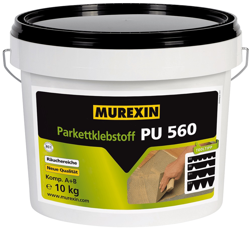 Паркетный клей Murexin PU 560 (комп. А+Б) (Parkettklebstoff PU 560)
