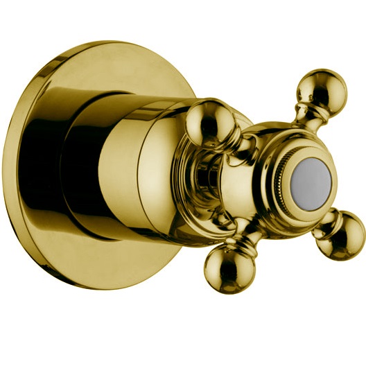 Переключатель потоков, на 2 источника Fima Carlo Frattini Elizabeth F5103/2OR (золотой)