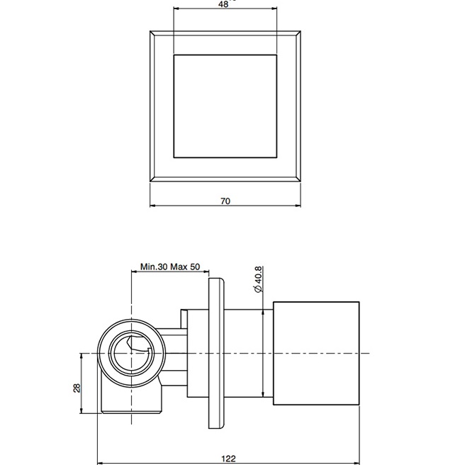 Переключатель потоков на 2 источника Fima Carlo Frattini Zeta F3963N2NS (черный матовый)