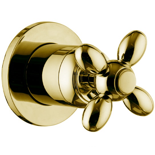 Переключатель потоков на 2 выхода Fima Carlo Frattini Olivia F5033/2OR (золотой)