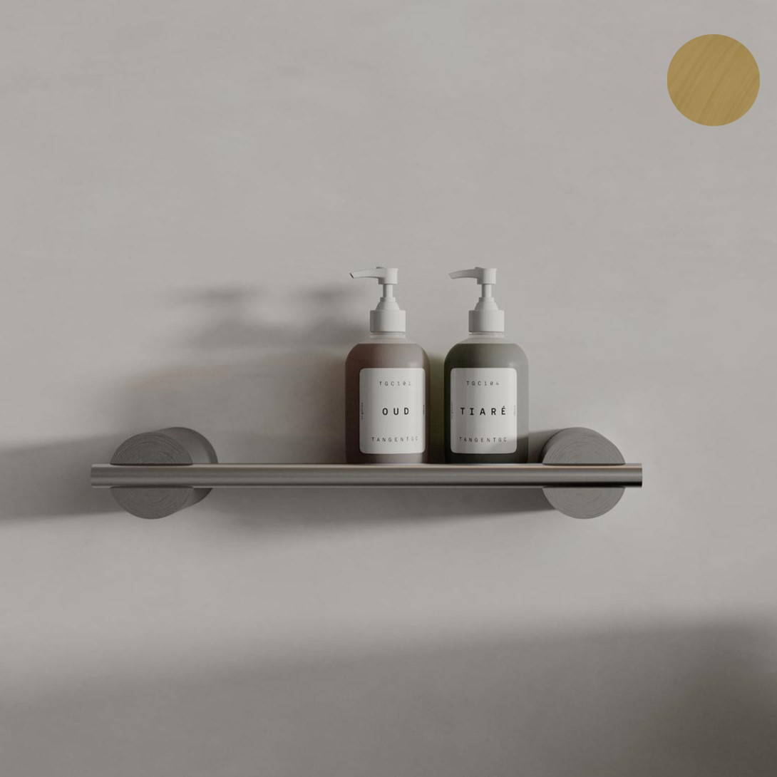 Полка для хранения Tezza Art 60 см (античная латунь)