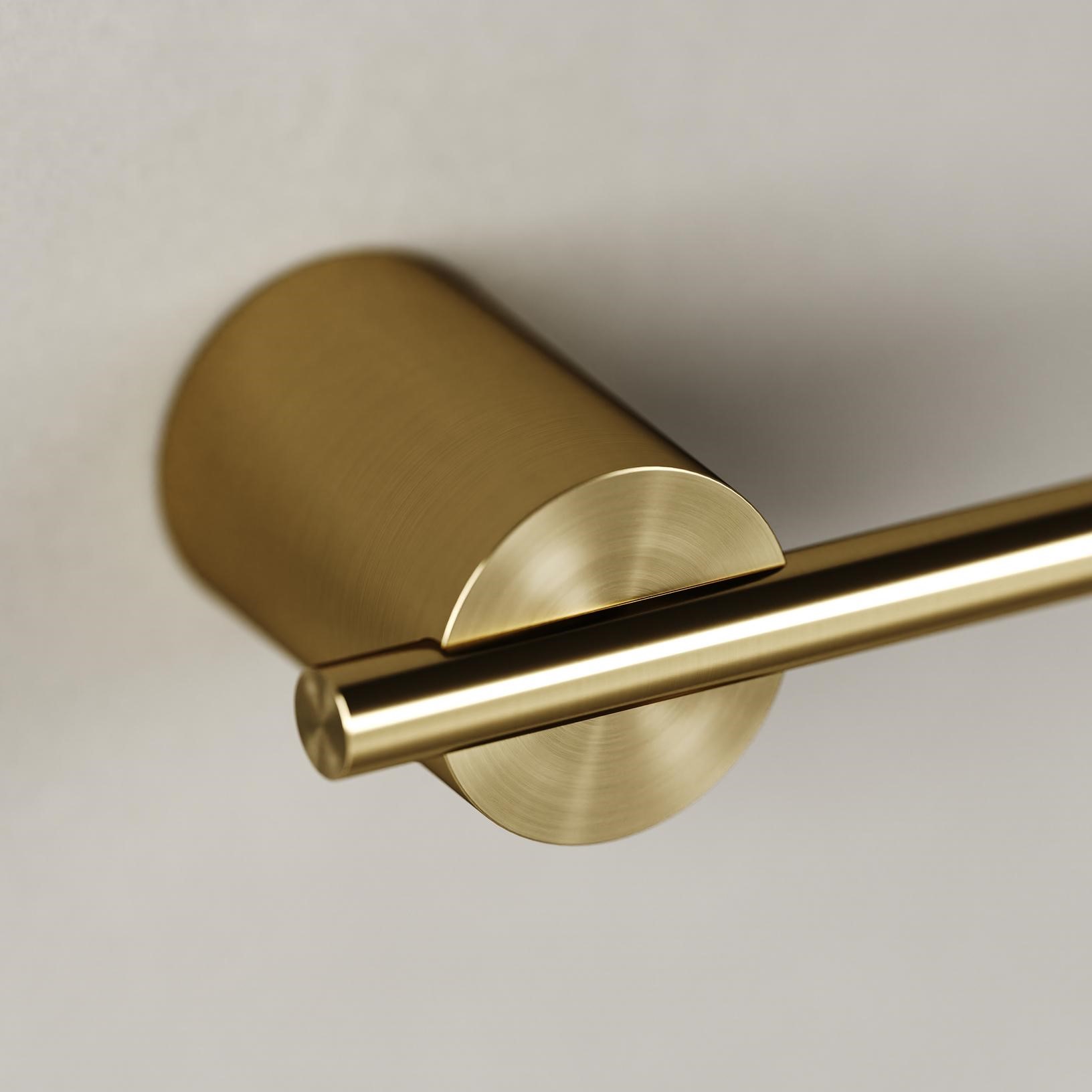 Полка для хранения Tezza Art 70 см (античная латунь)