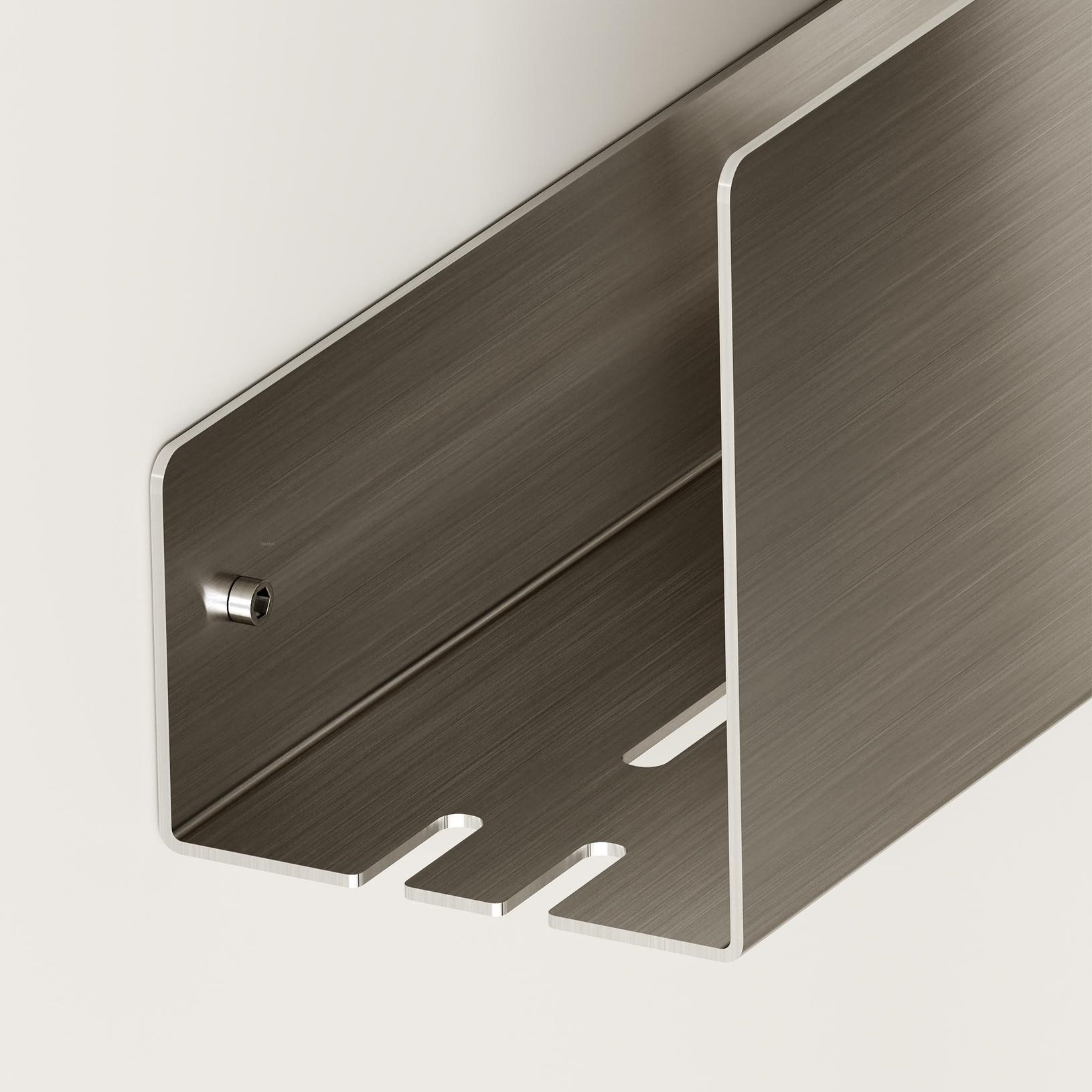 Полка для хранения Tezza Light 30 см (сатинированная нержавеющая сталь)