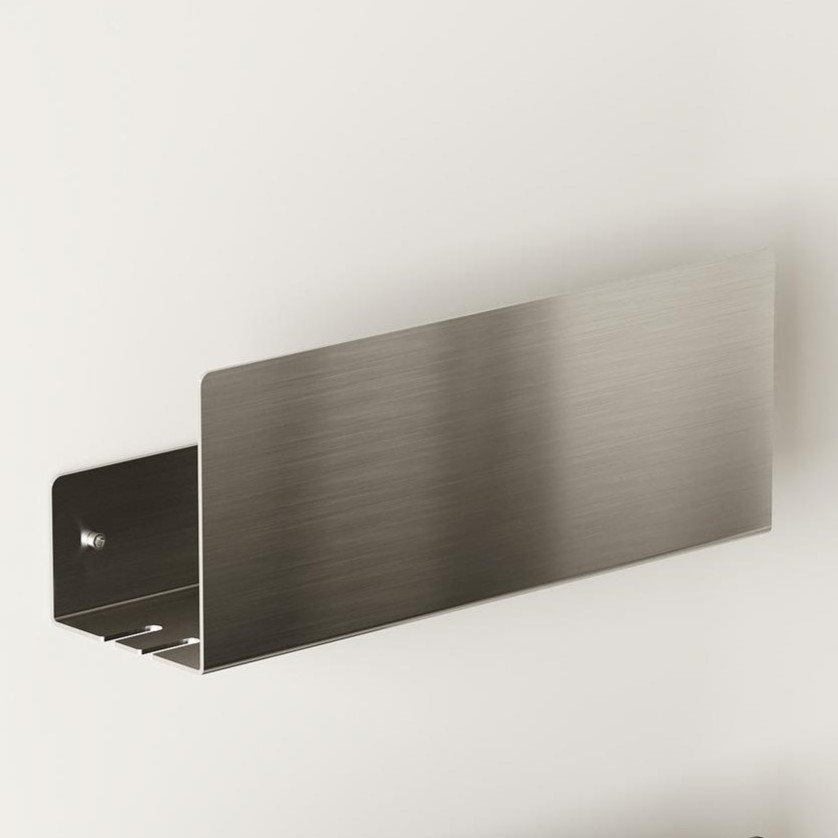 Полка для хранения Tezza Light 40 см (сатинированная нержавеющая сталь)