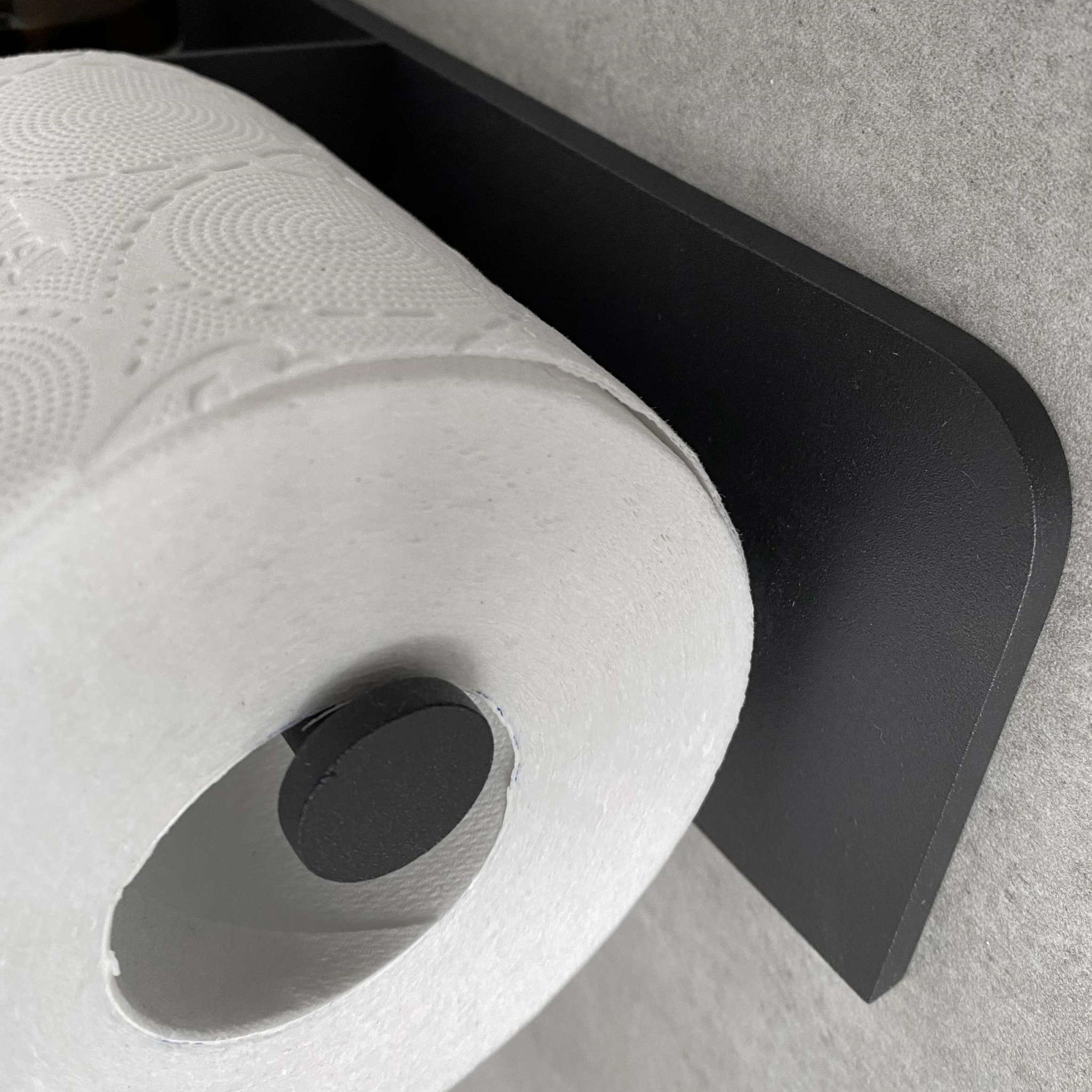 Полка с бумагодержателем и штангой для полотенца Tezza Tre Flex 70 см (белый), правый