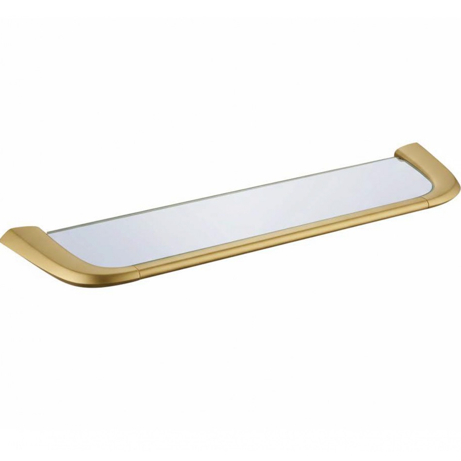 Полка стеклянная Abber Nord AA1555G (золото матовое)