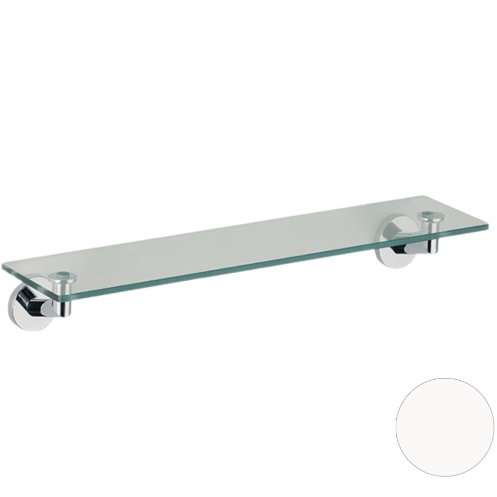 Полка стеклянная Remer Guest GS20BO (белый матовый)