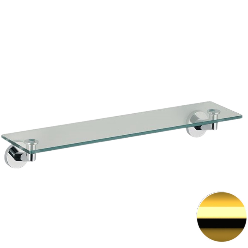 Полка стеклянная Remer Guest GS20DO (золотой)