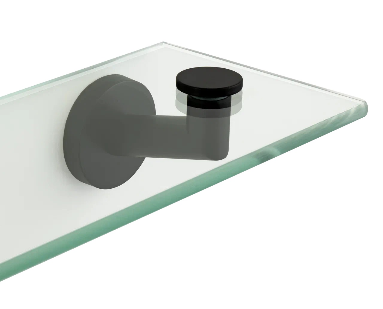 Полка стеклянная Remer Guest GS20NO (черный матовый)