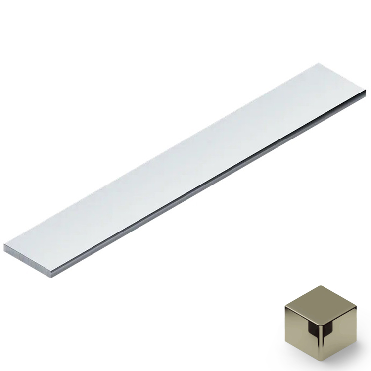 Полоса алюминий 10 мм Neexy PV87-17 (титан блестящий), 2.7 м.