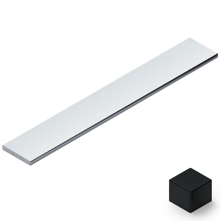 Полоса алюминий 15 мм Neexy PV88-18 (черный матовый), 2.7 м.