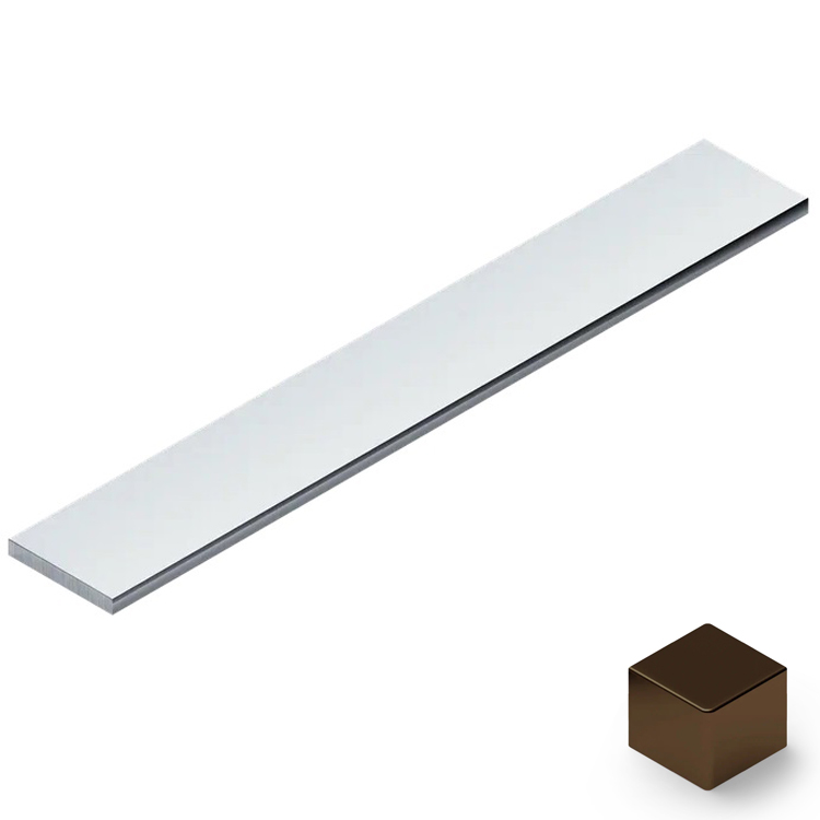 Полоса алюминий 15 мм Neexy PV88-48 (темная бронза блестящая), 2.7 м.