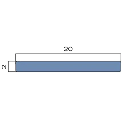 Полоса алюминий 20 мм Neexy PV89-43 (муар бежевый), 2.7 м.