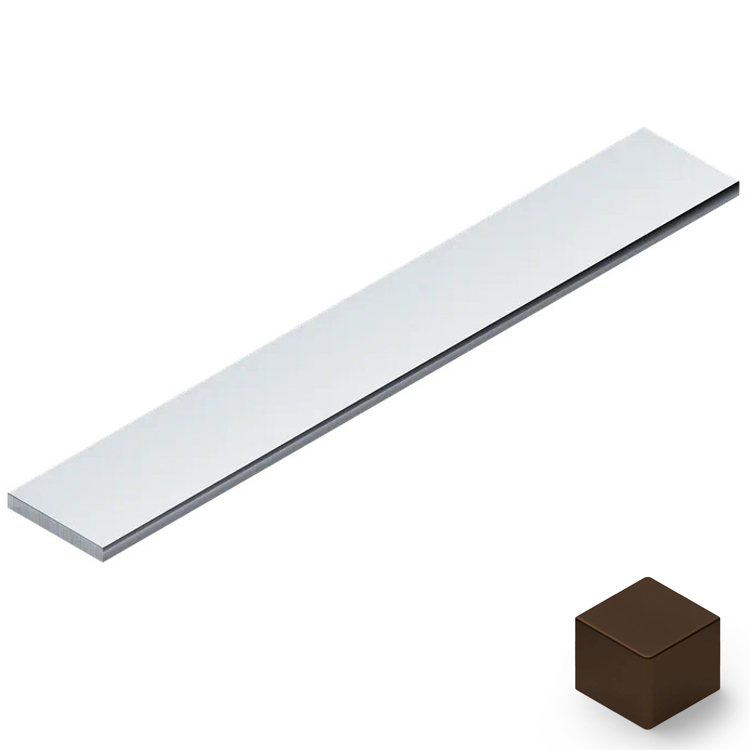 Полоса алюминий 20 мм Neexy PV89-47 (темная бронза матовая), 2.7 м.